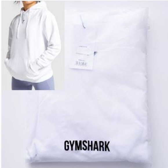 gymshark white hoodie